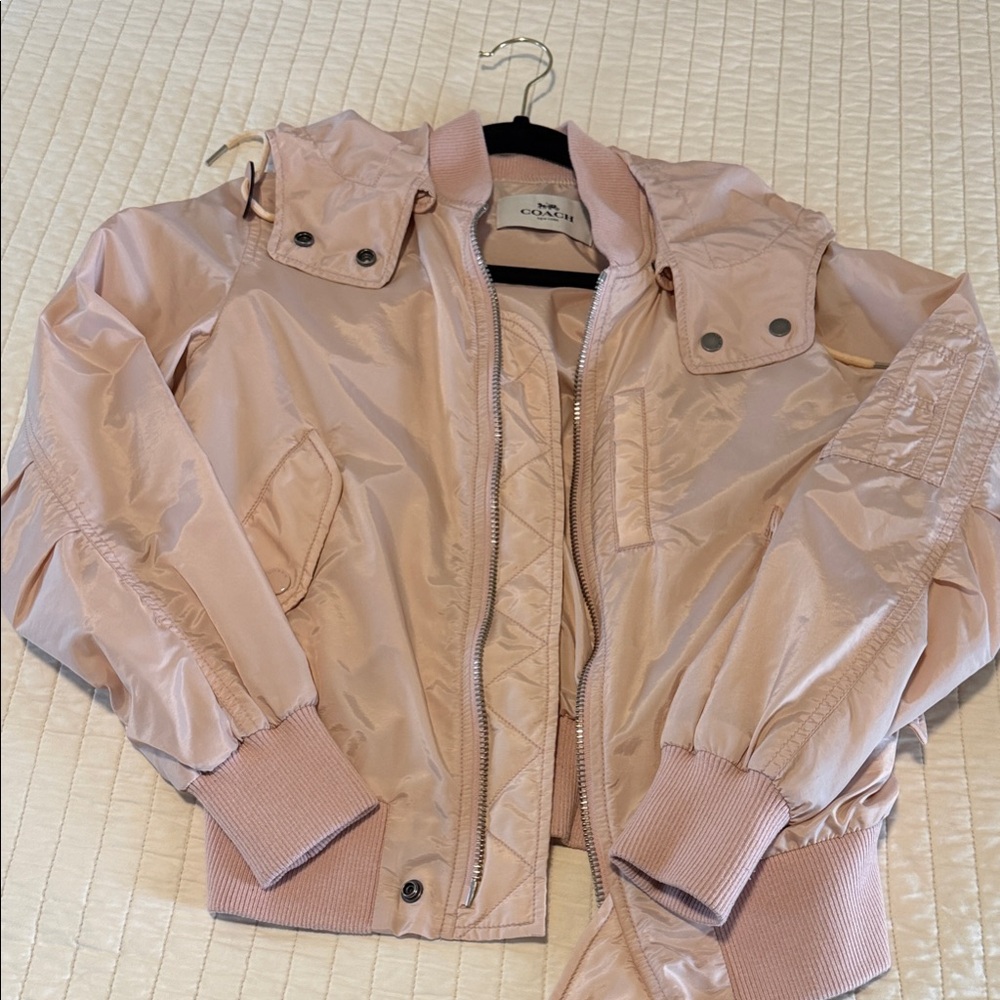 Coach Women's Blush Bomber Jacket